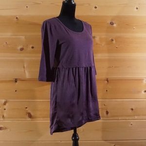 Purple Midi Pullover Dress Soft Surroundings XS